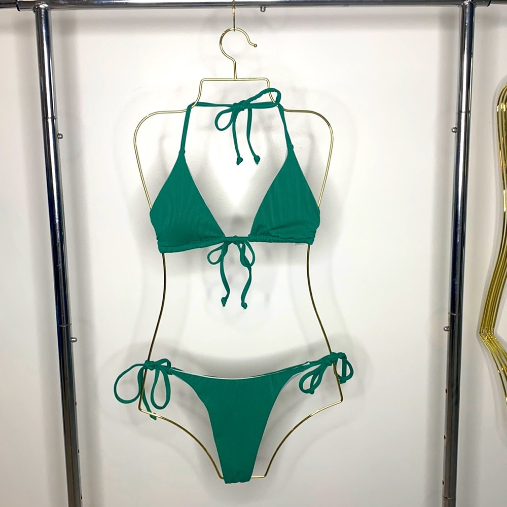 Shein scrunch but thong bikini. Size M